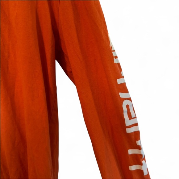 Boys Carhartt Orange long sleeve tshirt Hoodie size 14/16 - Picture 3 of 5